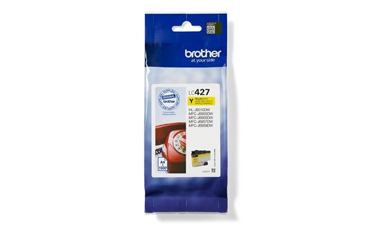 Tusz Brother LC-427Y, yellow, 1500s, Brother MFC-J5955DW, MFC-J6955DW