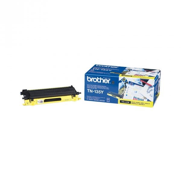Toner Brother TN135Y. yellow. 4000s. Brother HL-4040CN. 4050CDN. DCP-9040CN. 9045CDN. MFC-9440C TN135Y