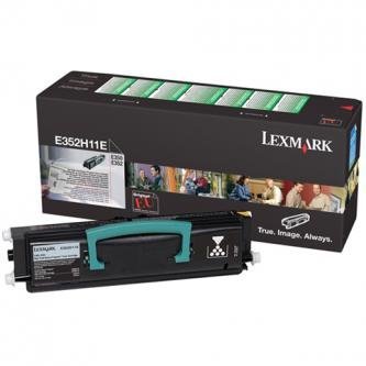 Lexmark oryginalny toner E352H11E. black. 9000s. return. Lexmark E35x E352H11E