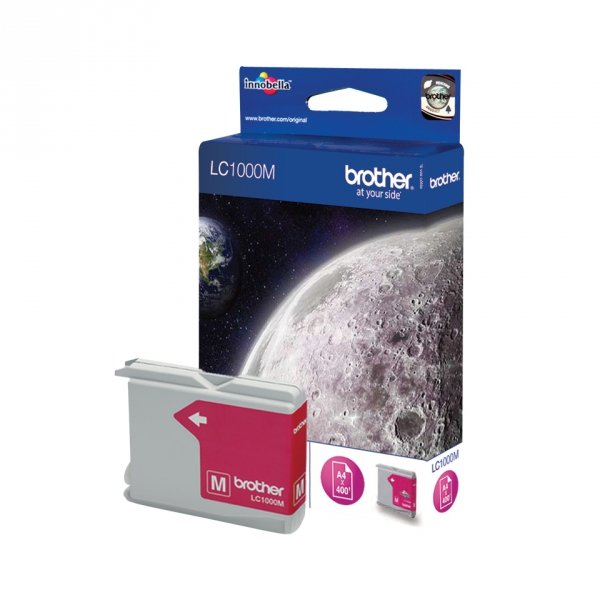 Tusz Brother LC-1000M. magenta. 400s. Brother DCP-330C. 540CN. 130C. MFC-240C. 440CN LC1000M