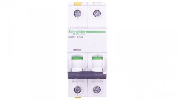 Wyłącznik nadprądowy 2P B 10A 6kA AC iC60N-B10-2 A9F03210