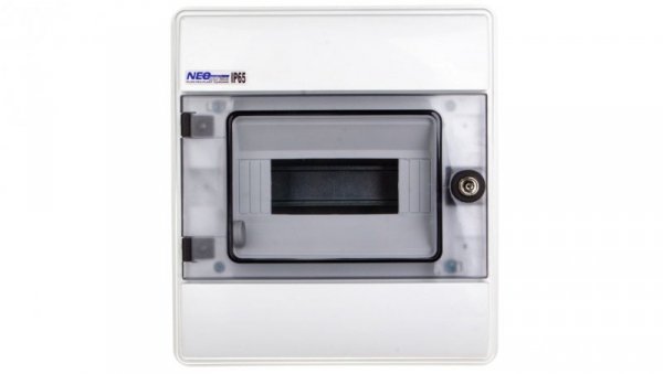 Rozdzielnica modułowa 1x8 podtynkowa IP65. RHp-8/Z (z zamkiem) 36.809
