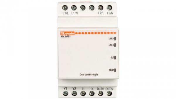 Układ podwójnego zasilania jednofazowego 110/230V AC 50/60Hz ATLDPS1