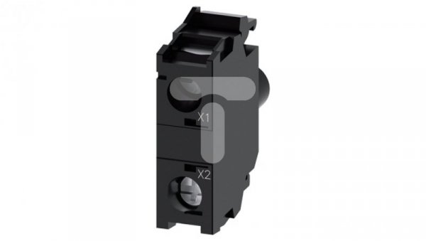 Oprawka blok LED żółty 24V AC-DC montaż czołowy przył śrubowe SIRIUS ACT 3SU1401-1BB30-1AA0
