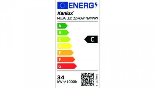Oprawa liniowa LED MEBA LED 22-40W NW-WW 2500(WW) 2700(NW) / 4200(WW) 4400(NW) 3000/4000K IP20 33891