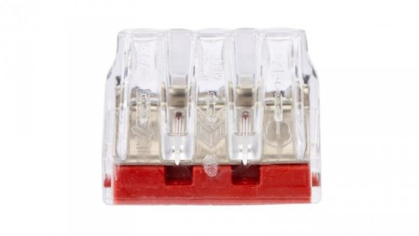 Szybkozłączka 3x 2,5-6,0mm2 uniwersalna (na drut / na linkę) 400V/41A ORYGINALNA woreczek 10szt. 773-173