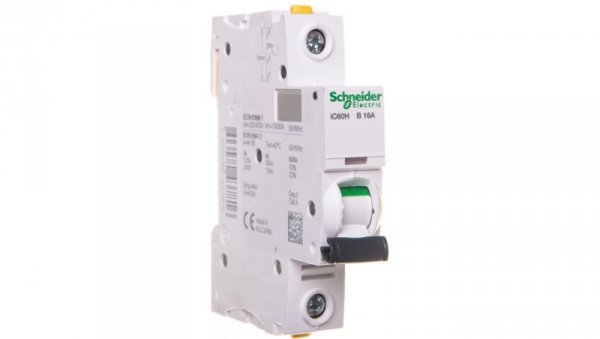 Wyłącznik nadprądowy 1P B 16A 10kA AC iC60H-B16 A9F06116