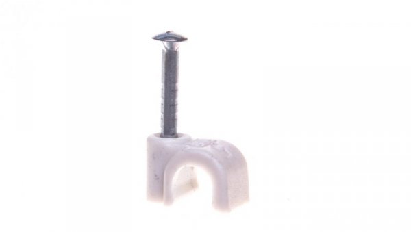 Uchwyt do kabli ISO 5mm z gwoździem 2x18mm 2005 18 LGR 2227347 /100szt./