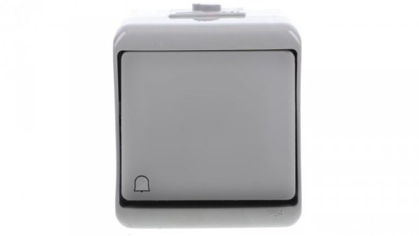 JUNIOR Przycisk /dzwonek/ popielaty IP54 10WHE-4