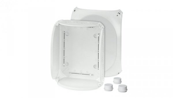 Puszka odgałęźna 255x205x112 bez zacisków IP66 szara DK 2500 GZ 62000161