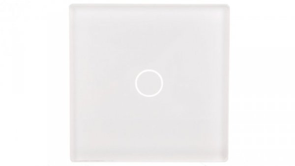 TouchMe Mały panel szklany, łącznik pojedynczy, biały TM530W