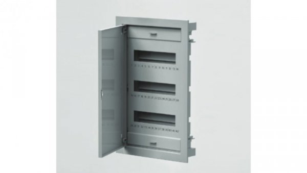 Rozdzielnica modułowa 3x12 podtynkowa RO-3 z metalowymi drzwiami IP40 (z N+PE) C.1536