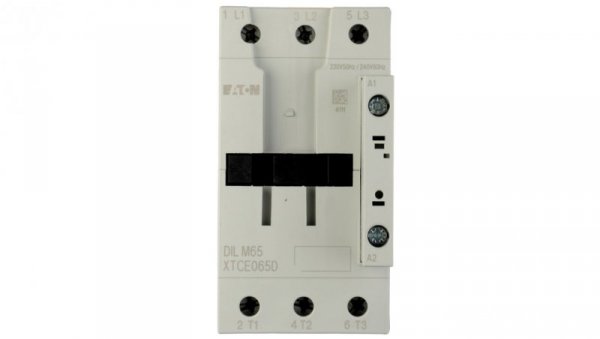 Stycznik mocy 65A 3P 230V AC 0Z 0R DILM65 (230V50HZ,240V60HZ) 277894