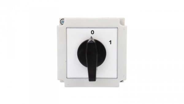 Łącznik krzywkowy 0-1 2P 25A w obudowie 4G25-91-PK R114 63-840395-031