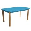 stolik przedszkolny drewniany prostokątny,stolik na drewnianych nogach,stolik drewniany,stolik przedszkolny