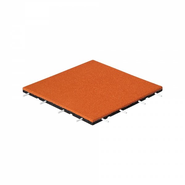 Nawierzchnia gumowa EPDM 45 mm Orange – płyta amortyzująca na place zabaw