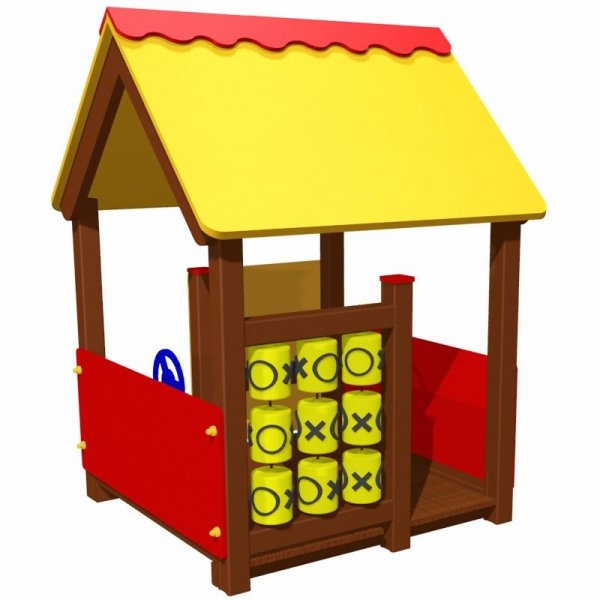 plac zabaw domek, domek dla dzieci, domek na plac zabaw, domek z drewna, domek drewniany, domek drewniany kolorowy, domek dla dziecka