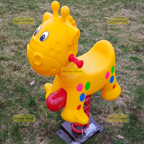 bujak triceratops, bujak trex, bujak panda, bujak piesek, bujak, bujak na plac zabaw, bujak jeleń, bujak na sprężynie, bujak hipopotam