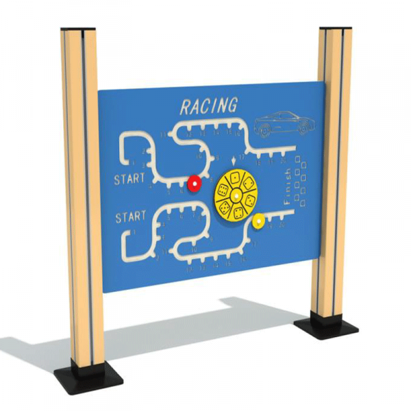 Panel edukacyjny – Wyścigi samochodowe (Racing Game)