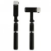 Kijek do selfie z pilotem Bluetooth statyw tripod lampka LED czarny