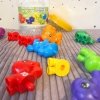 WOOPIE Zestaw Nauka Liczb Kolorów Montessori Figurki Jednorożce do Składania Dopasuj Cyferki 13 el.