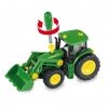 Klein Traktor John Deere do skręcania z 2 przyczepami