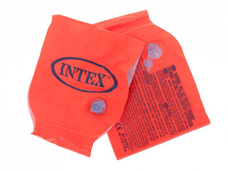 INTEX Rękawki dmuchane do pływania pływaczki pomarańczowe 3-6 lat