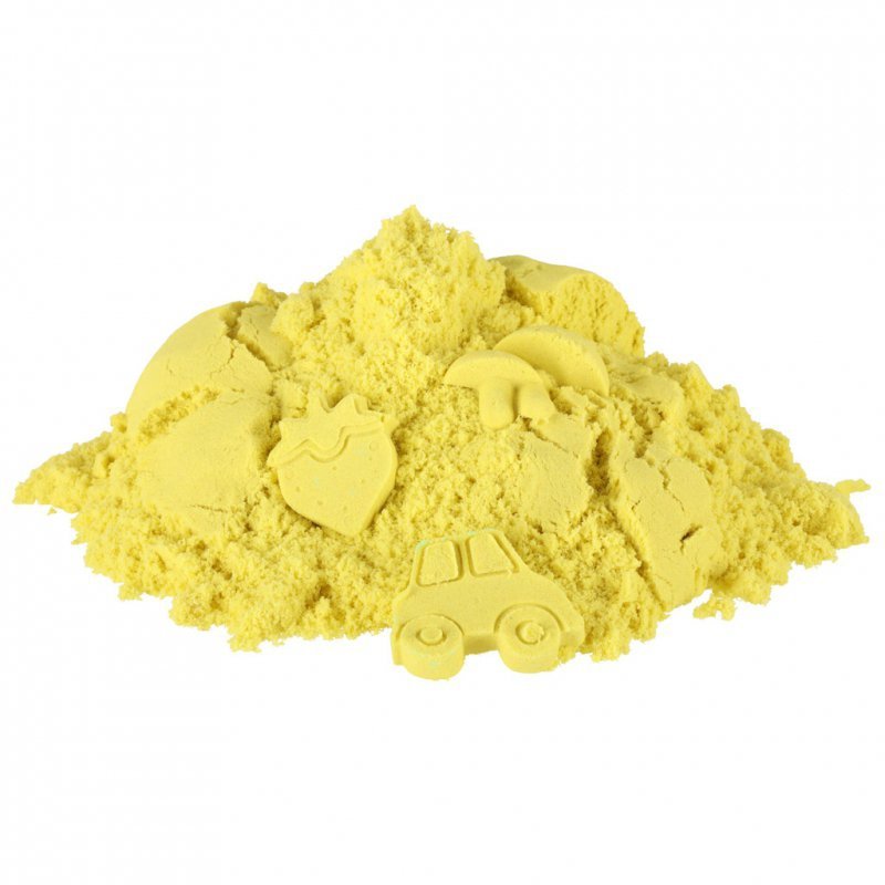 Piasek dla dzieci 1kg w woreczku żółty