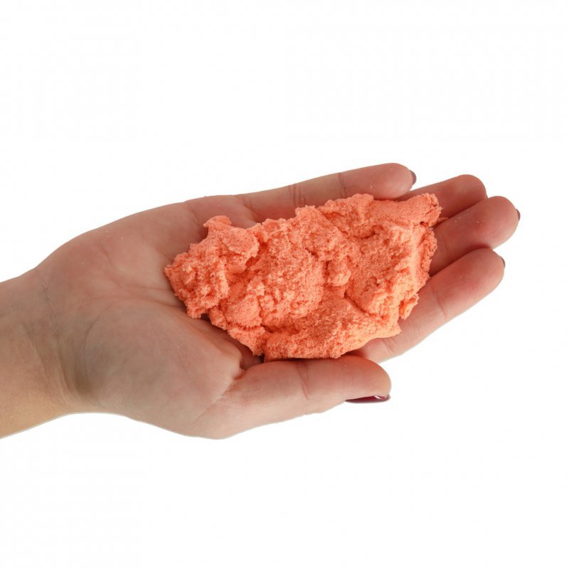Piasek dla dzieci 1kg w woreczku pomarańczowy