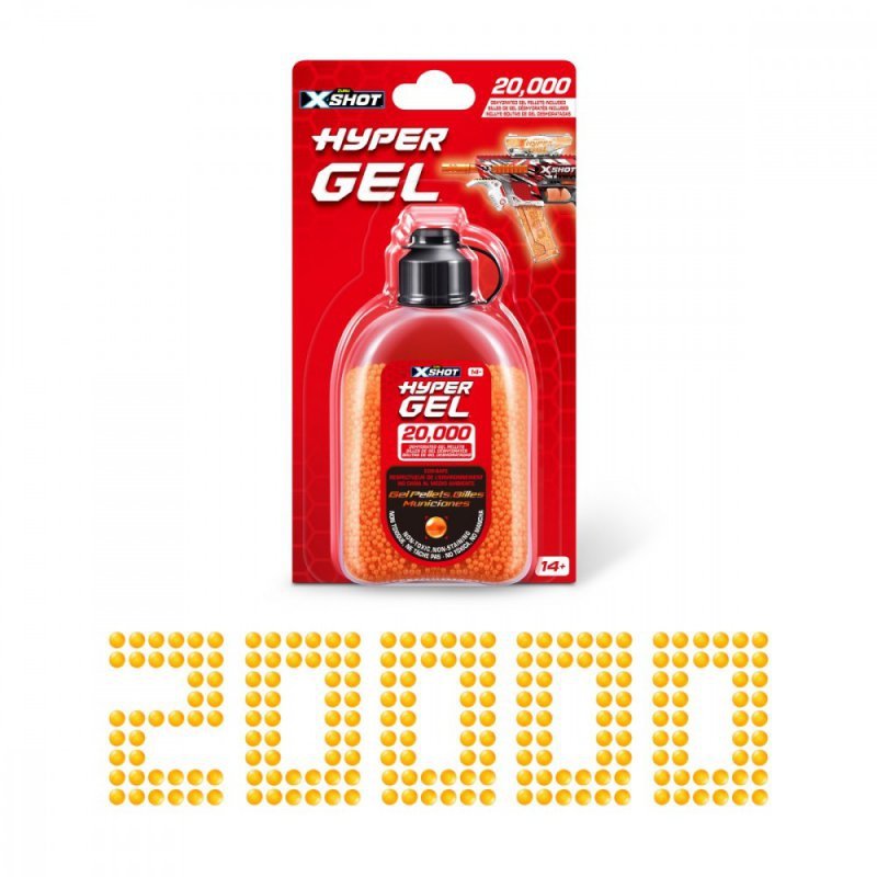 ZURU X-Shot Kulki żelowe Hyper Gel 20 000 sztuk
