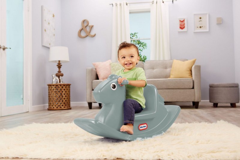 Little Tikes Koń na biegunach szary