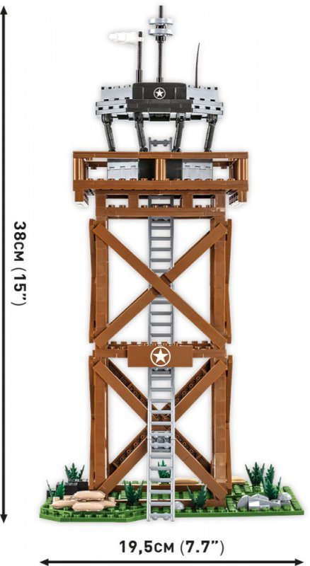 Cobi Klocki Klocki U.S. Control Tower 664 klocki