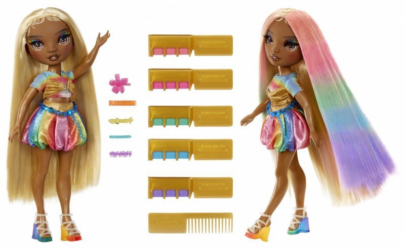 MGA Lalka Rainbow High Hair Chalk Style Meline