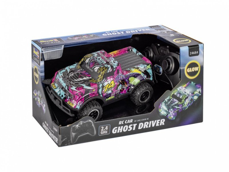 Revell RC Auto zdalnie sterowane RC Car Ghost Driver - fioletowe