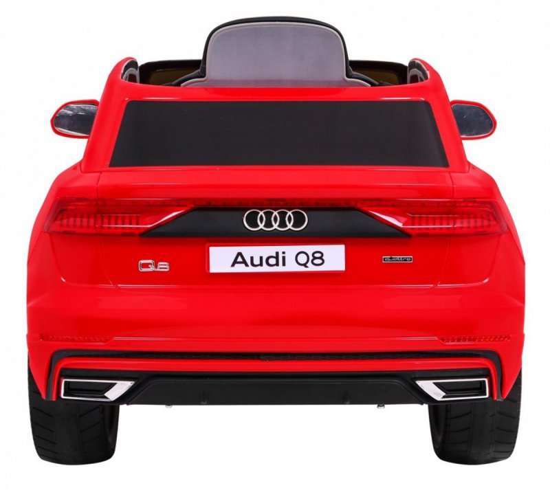 Audi Q8 Lift na akumulator dla dzieci Czerwony SUV + Pilot