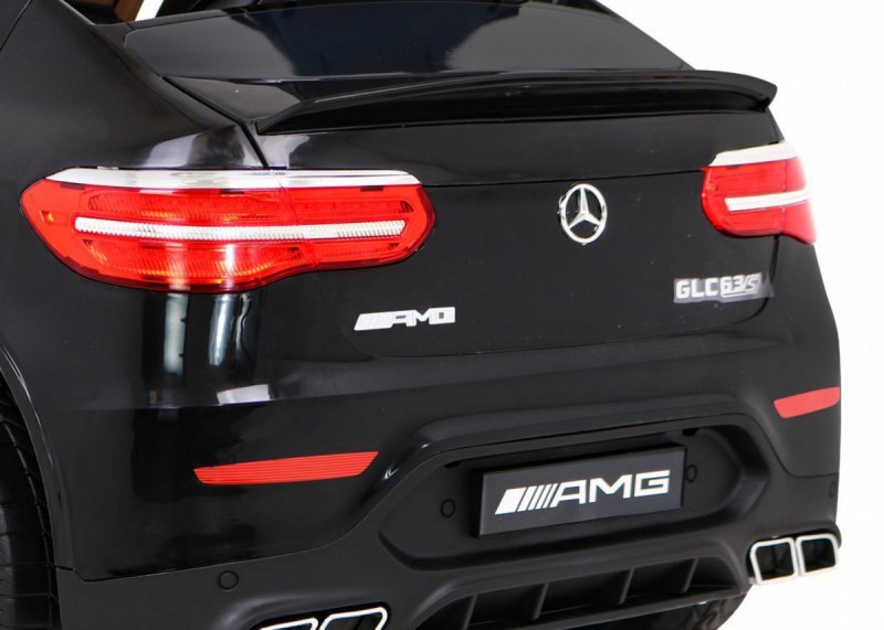 Mercedes Benz GLC63S dla dzieci Czarny Suv + Pilot + Napęd 4x4