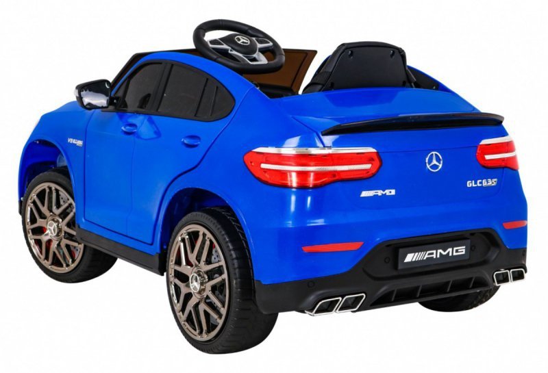 Mercedes Benz GLC63S dla dzieci Niebieski SUV z pilotem