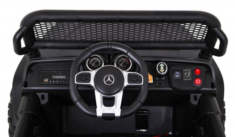 Mercedes Benz Unimog dla dzieci Czarny + Terenowy 4x4