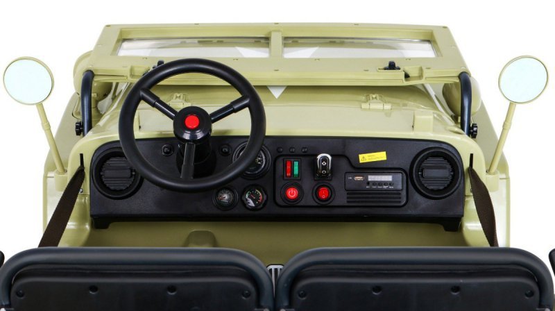 Autko Wojskowe Retro dla 3 dzieci Matcha 4x4