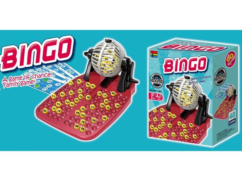 Gra Rodzinna, Towarzyska, BINGO, Loteria, Maszyna Losująca, Karty