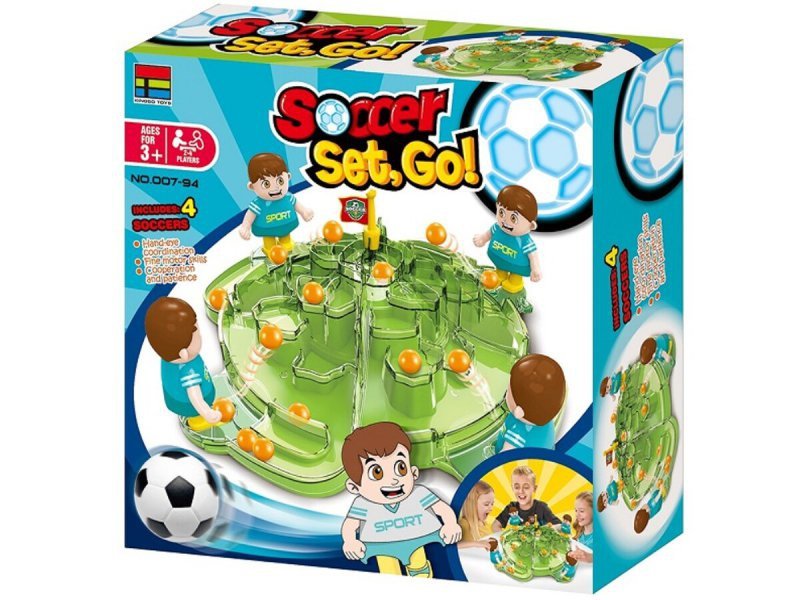 Rodzinna gra zręcznościowa, planszowa PIŁKA NOŻNA &quot;Soccer Set, Go! mini Piłkarzyki