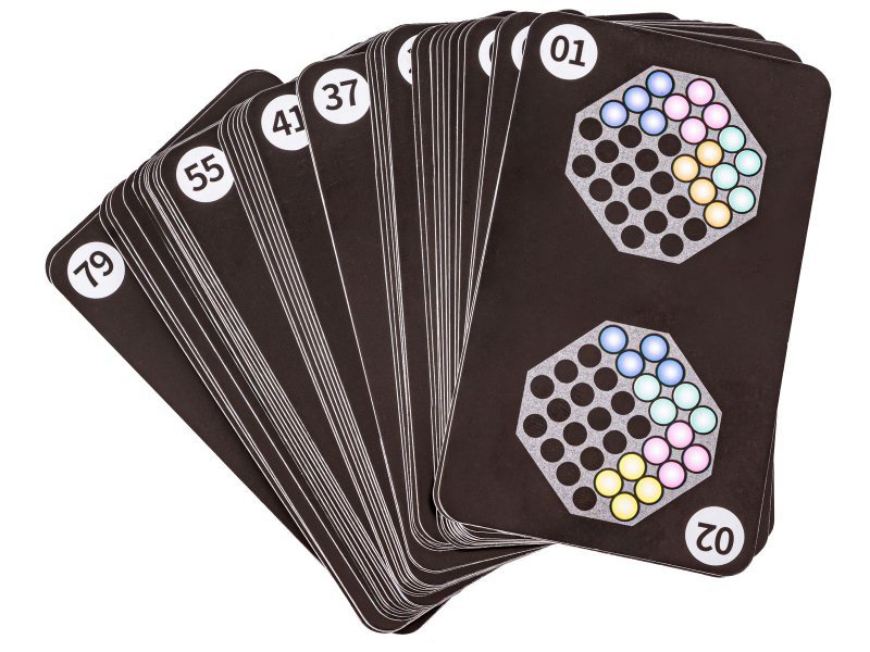 Łamigłówka Gra logiczna Karty Smart game 80 zadań dla dzieci IQ 3D