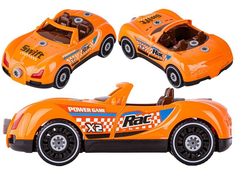 Sportowy, Terenowy Samochód do rozkręcania i skręcania 3w1 TUNING + Wkrętarka, Monster Truck