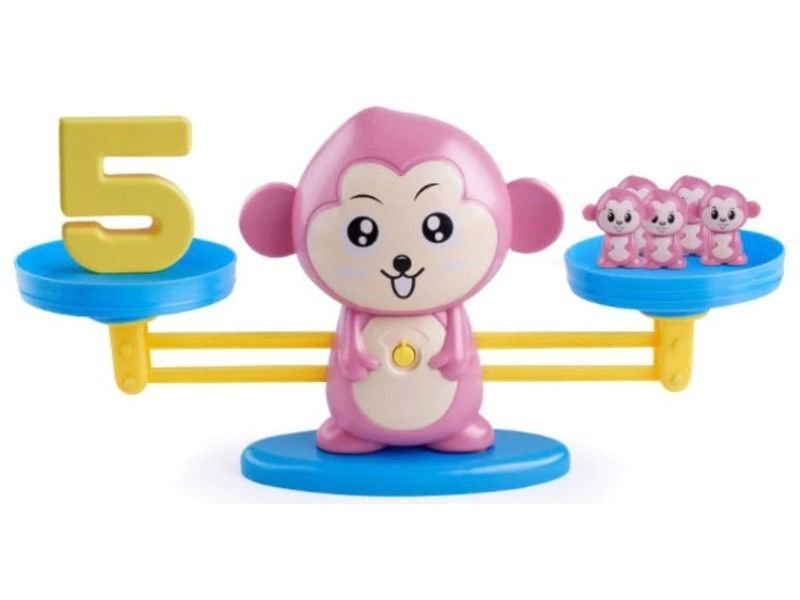 Gra Nauka Liczenia - Równoważnia Waga Szalkowa Małpka - Monkey Balance