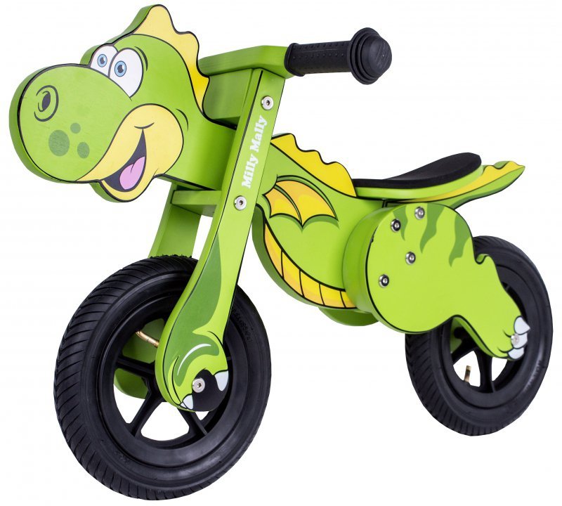 Rowerek Biegowy Dino Mini Green 2445 Milly Mally Rowerki Dla
