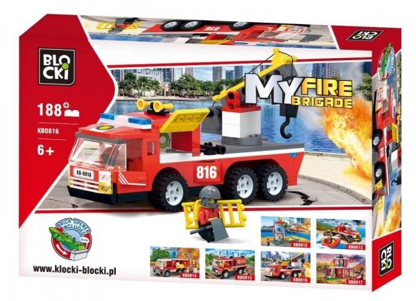 Klocki Blocki MyFireBrigade Wóz strażacki 188 el.