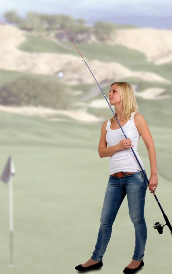 SMALL FOOT Fishing Golf - wędka - golf