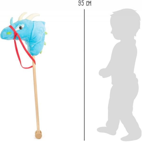 SMALL FOOT Hobby Horse Blue Dragon - Smok Na Kiju (niebieski)