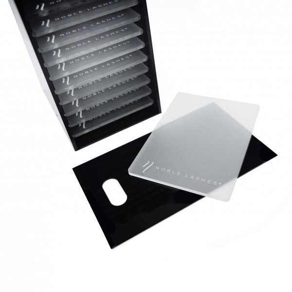 TRANSPARENTNY LASH PAD DO CZARNEGO LASH BOXA