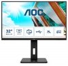 AOC P2 U32P2 monitor komputerowy 80 cm (31.5) 3840 x 2160 px 4K Ultra HD LED Czarny
